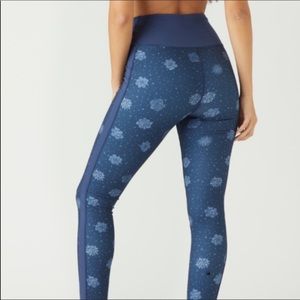 Glyder Succulent Print Crossover Hight Waist Leggings